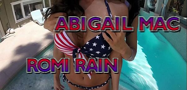  Abigail and Romi Get Wet ( BTS Photoshoot) We Love Getting Naked Together